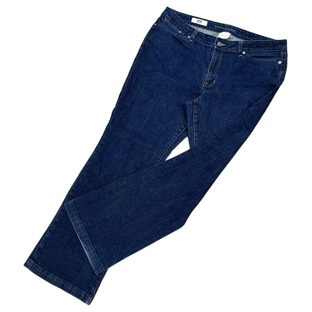 Banana Republic Wide Leg Jeans Urban Stretch Medium Wash Mid Rise Blue Denim - Picture 12 of 13